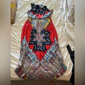 Multi color midi dress